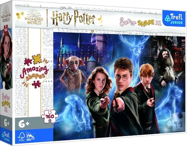 Puzzle 160 kusov XL Super Shape Magický svet, Harry Potter