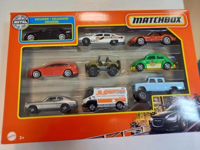 Darčeková kolekcia autíčok Matchbox 9 ks