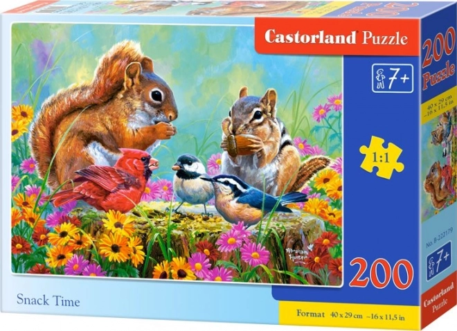 Castorland Puzzle Čas na Svačinku 200 Dielikov