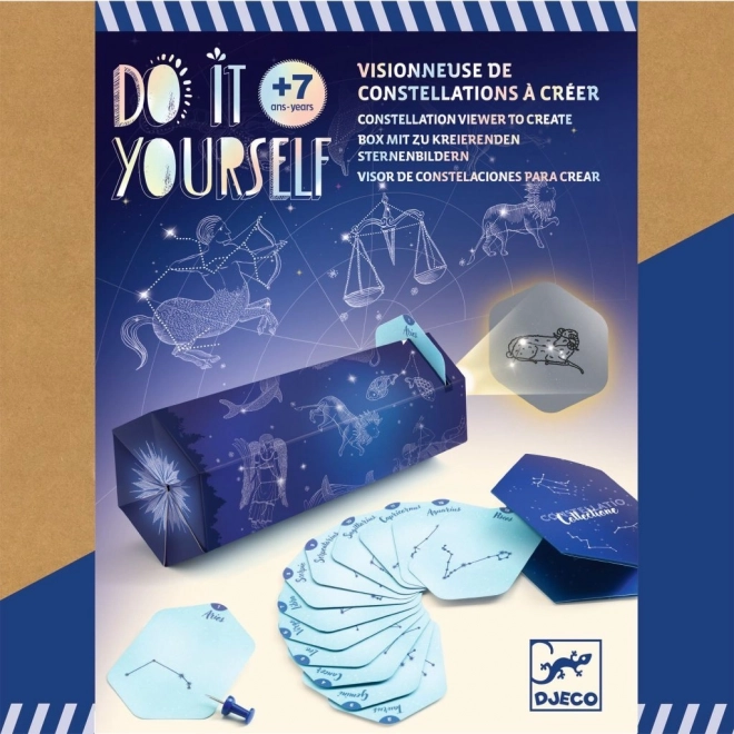 Projekčná Lampa Súhvezdia DJECO DIY