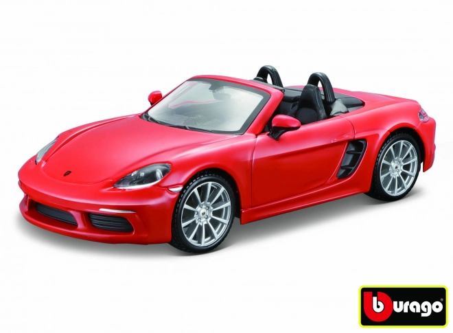 Bburago Porsche 718 Boxster 1:24 Oranžový