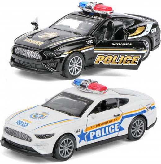 Policajné Auto Kovové