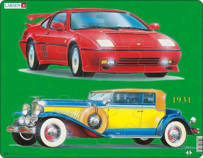 Puzzle Automobily - História a Súčasnosť 25 dielikov