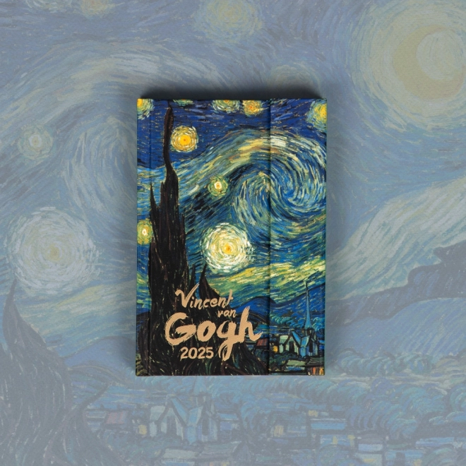 Magnetický týždenný diár Vincent van Gogh 2025