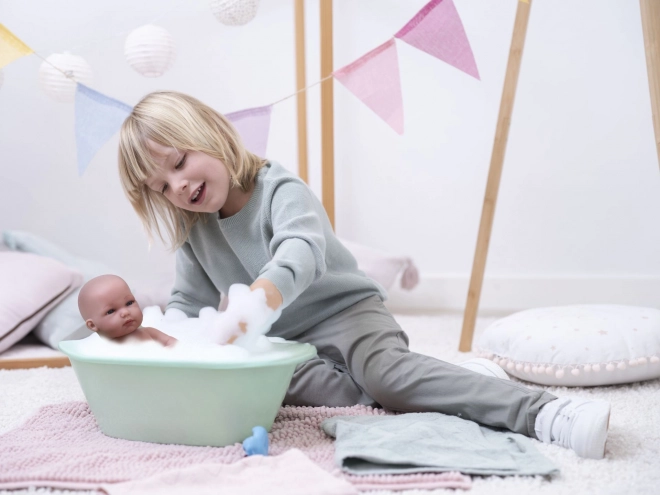 Llorens New Born Dievčatko - Realistická Bábika Bábätko s Celovinylovým Telom 35 cm