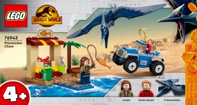 Lego Jurassic World prenasledovanie pteranodóna