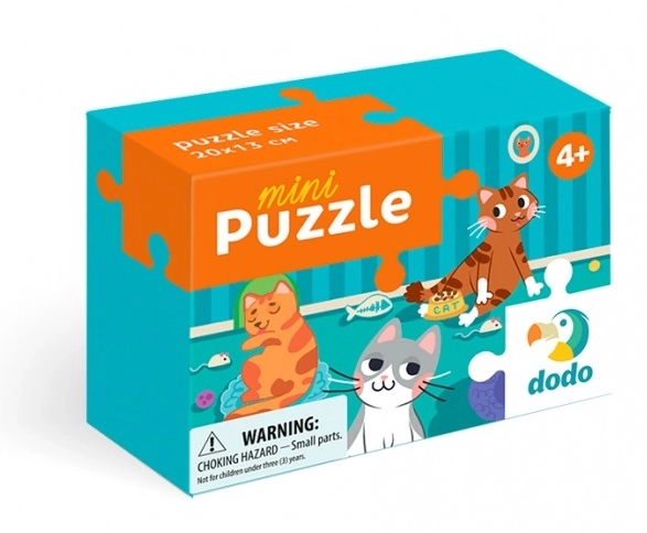 Dodo puzzle Bláznivé kočky