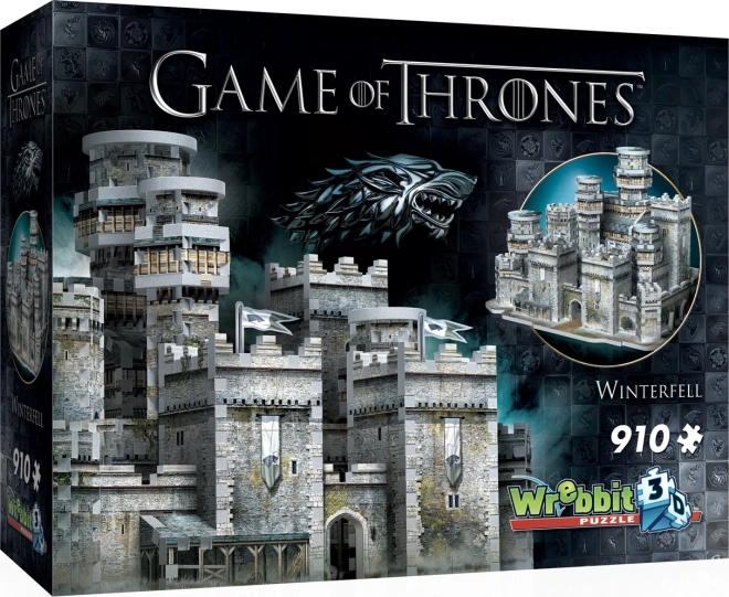 3D puzzle WREBBIT Hra o tróny: Zimohrad 910 dielikov