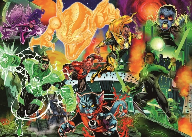 Ravensburger puzzle Green Lantern 1000 dielikov