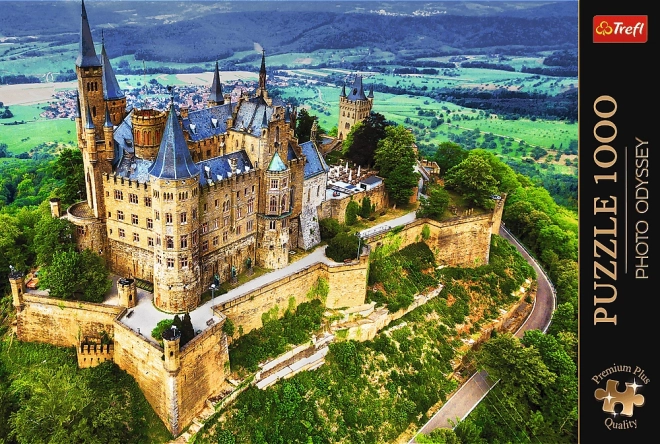 Puzzle Premium Plus Foto Odysea: Hrad Hohenzollern, Nemecko 1000 dielikov