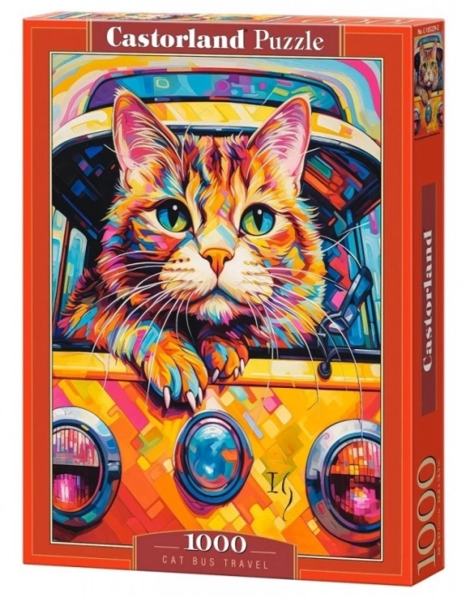 Puzzle Cat Bus Travel 1000 dielikov