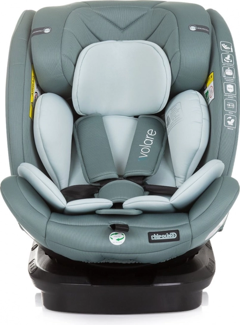 Autosedačka Chipolino Volare i-Size Pastelovo Zelená 40-150 cm Isofix 360°