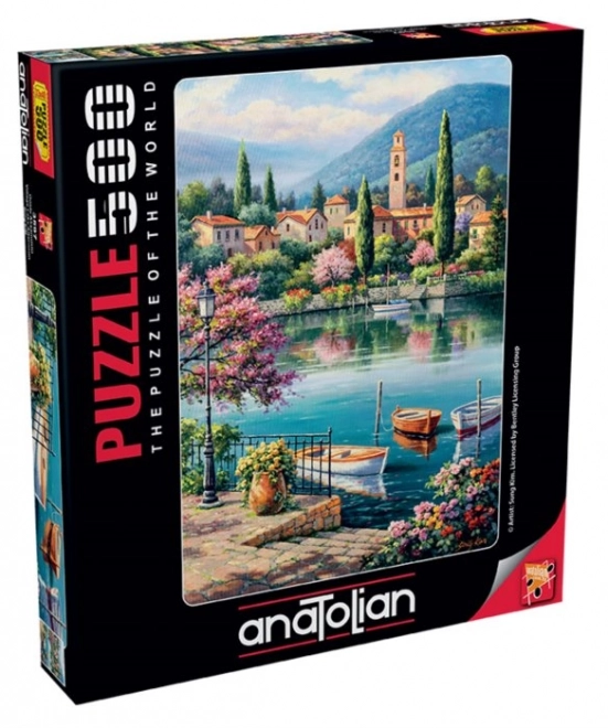Puzzle Popoludnie pri jazere 500 dielikov