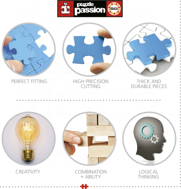 Educa Puzzle Mapa Sveta 2000 Dielikov