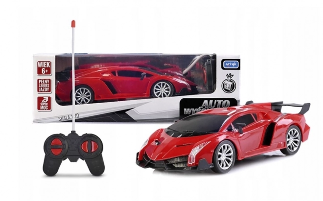Závodné auto RC pre chlapcov červené