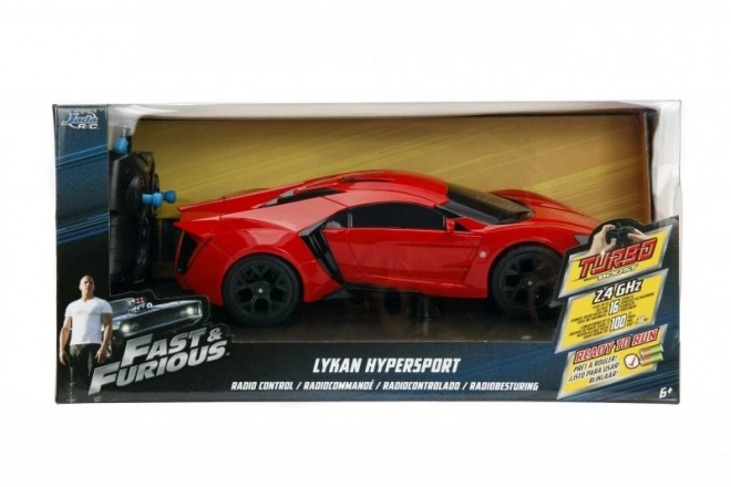 Rýchlo a zbesilo RC auto Lykan Hypersport 1:16