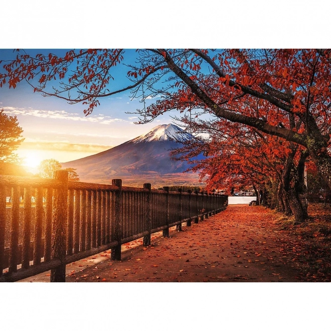 Puzzle Trefl 1000 dielikov - Premium Plus - Foto Odyssea - Hora Fuji, Japonsko