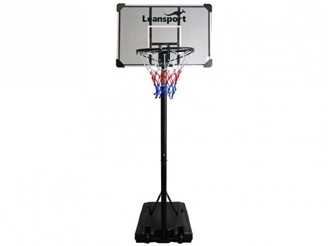 Basketbalový kôš na kolieskach 260 cm čierny