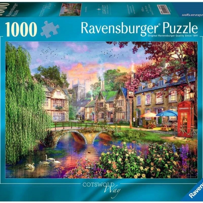 Ravensburger Puzzle Cotswoldská cesta 1000 dielikov