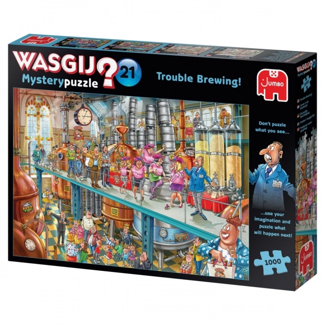 Jumbo puzzle Wasgij Mystery: Potíže se blíží