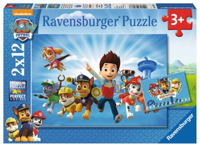 Puzzle Paw Patrol 2x12 Ravensburger