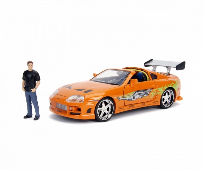 Rýchlo a zbesilo Auto 1995 Toyota Supra s Figúrkou Brian O’Conner