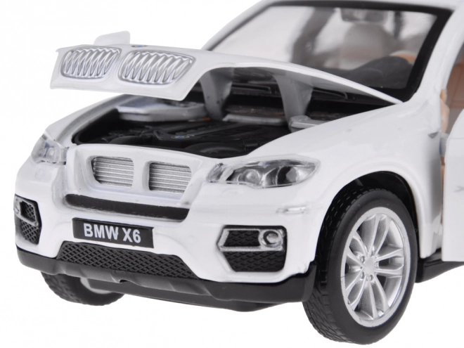 Kovové auto BMW X6 SUV 1:32 svetlo a zvuk