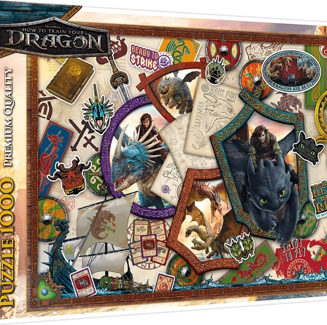 Puzzle Ako vycvičiť draka 1000 dielikov
