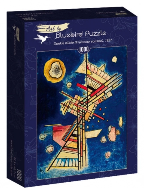 Modrý vták puzzle Temná sviežosť 1000 dielikov