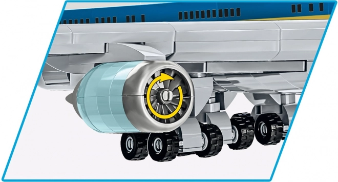 Kockovaný model lietadla Boeing 747 Air Force One