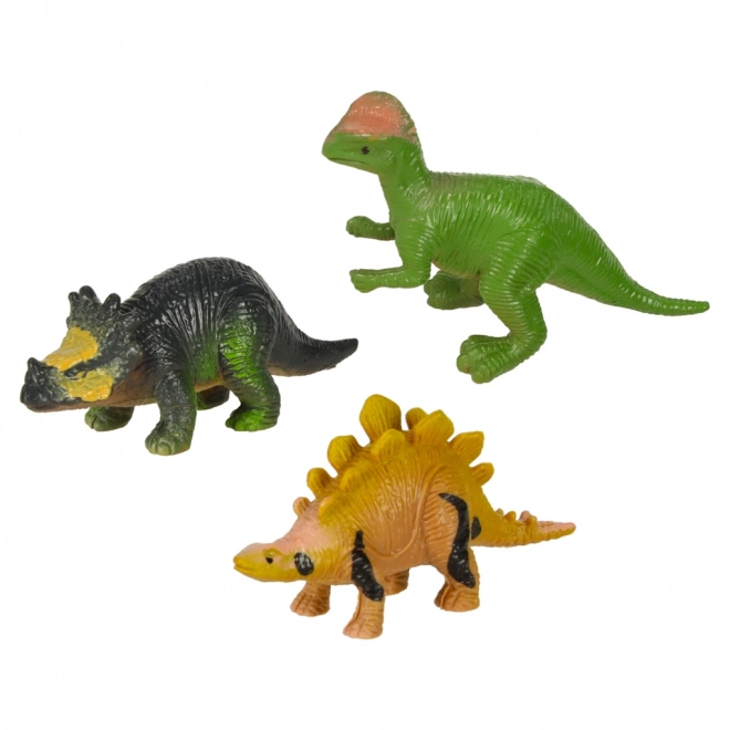 Terárium na pestovanie rastlín s LED lampou a dinosaurami