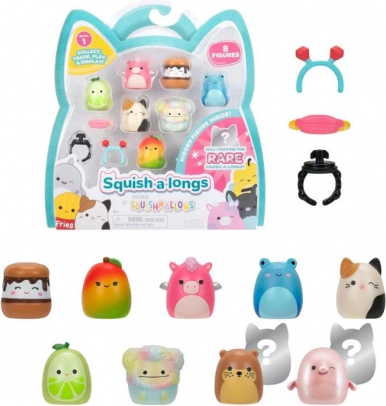 Squish A Long sada 8 figúrok W2