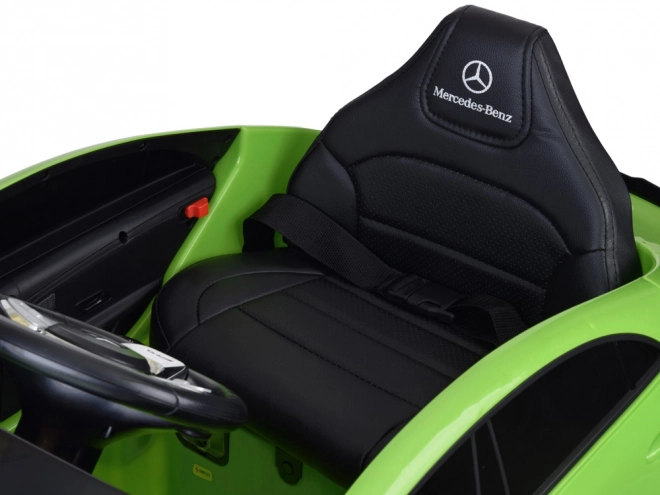 Detské elektrické auto Mercedes AMG CLA 45s s hojdačkovým efektom – Zelená