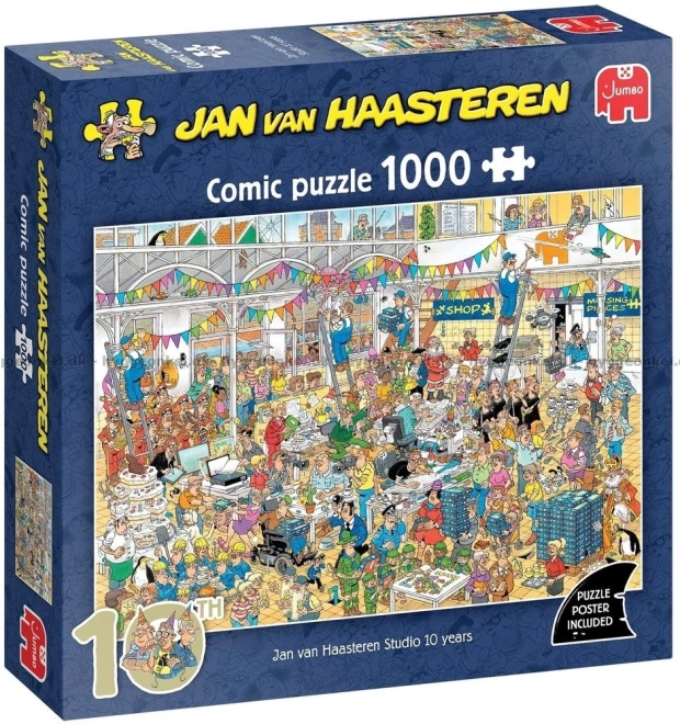 JUMBO puzzle Jan van Haasteren 10. výročie 1000 dielikov