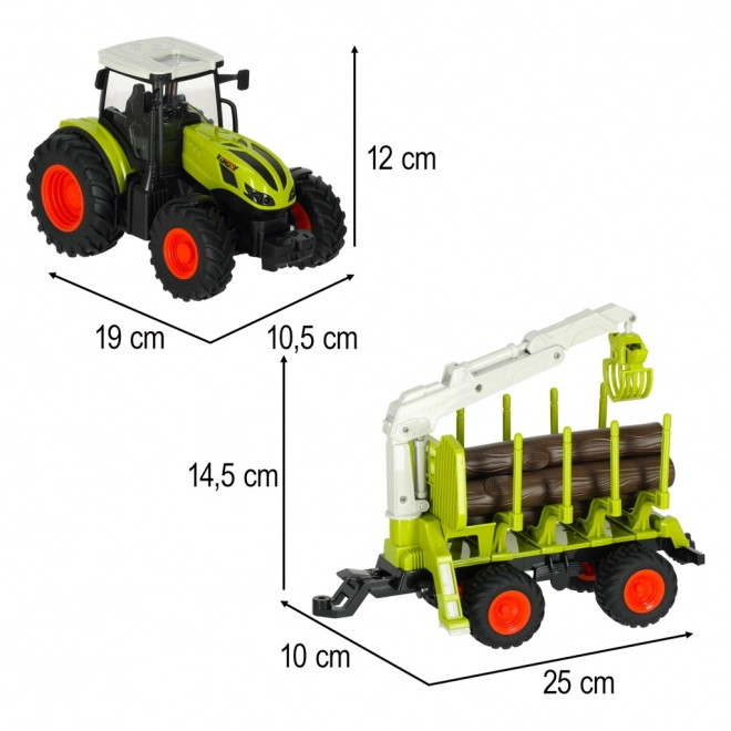 RC traktor s podnožkou