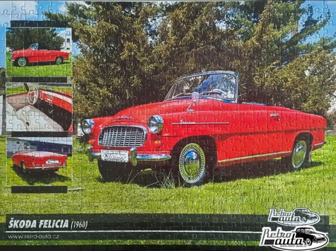 Retro puzzle Škoda Felicia 1960 500 dielikov