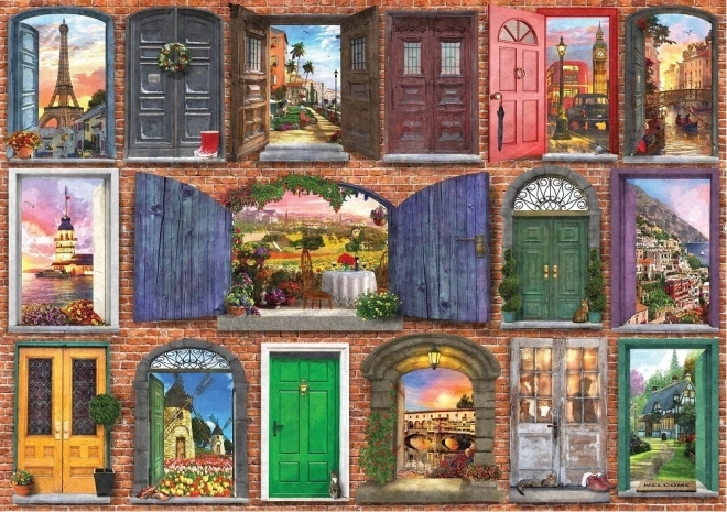 Puzzle Dvere Európy 1000 dielikov