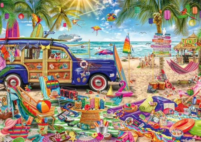 Puzzle Slnečný deň na pobreží 1000 dielikov