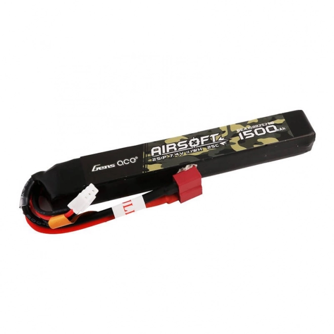 Lipo batéria pre airsoft Gens Ace 7.4V 1500mAh s T konektorom