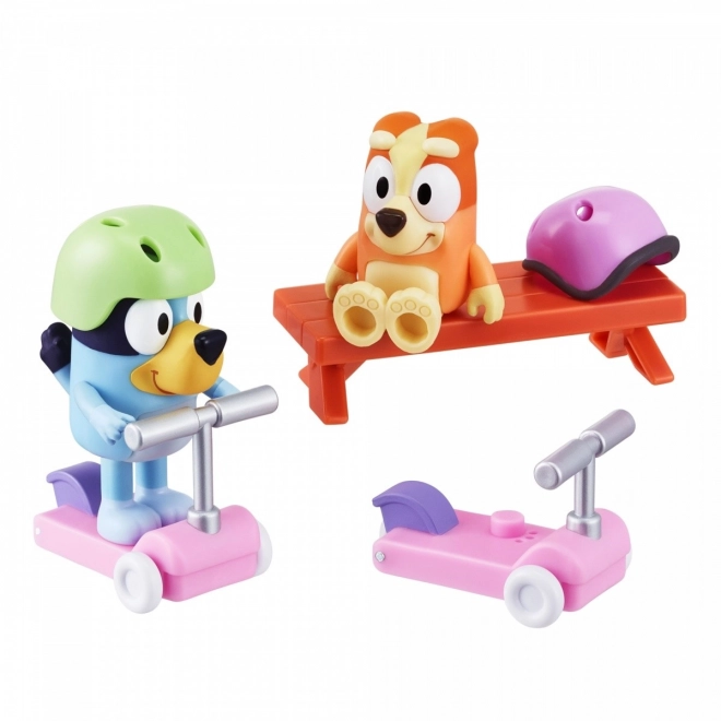 Bluey Jazda na kolobežke