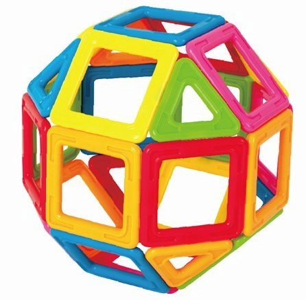 Učenie tvarov a prvé 3D stavaníe