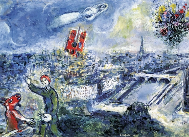 Puzzle Výhľad na Paríž 1000 dielikov