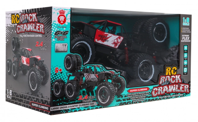 Zdarne ovládacie auto Crawler Rock 1:8 pre deti 6+