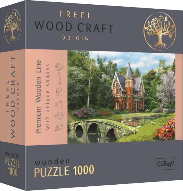 Trefl Wood Craft Viktoriánsky Dom Puzzle 1000 Dielikov