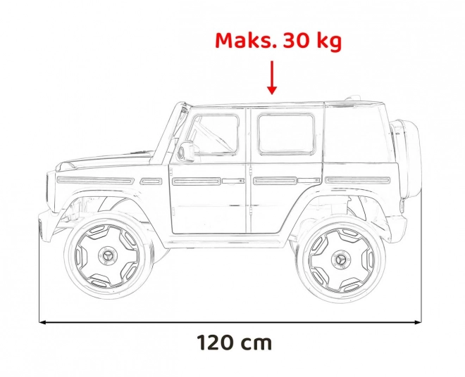Mercedes Benz EQG Bielá
