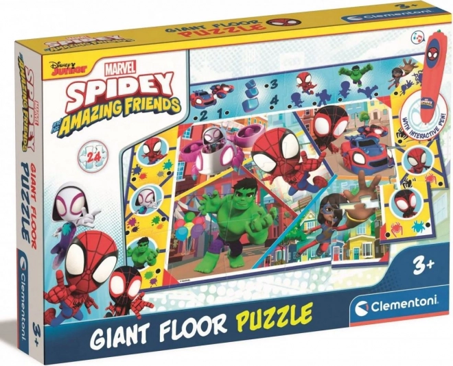 Podlahové puzzle Spidey a jeho úžasní priatelia s interaktívnym perom