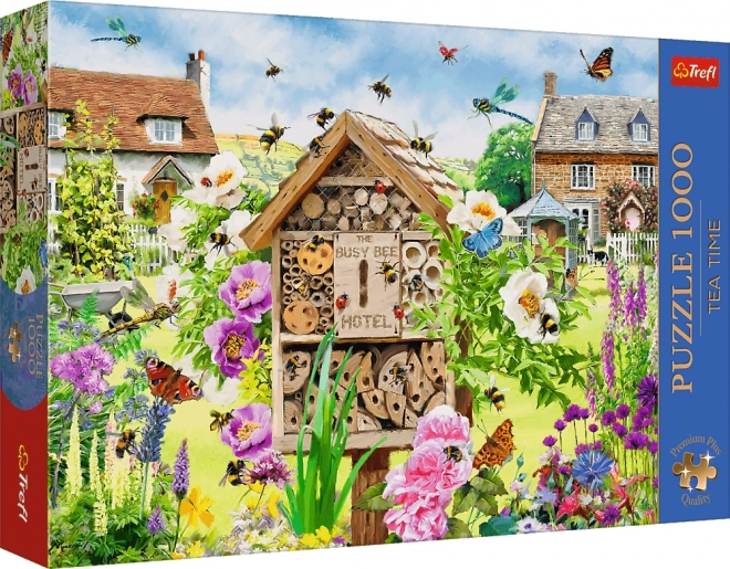 Trefl puzzle 1000 dielikov - Premium Plus - Čajový čas - Dom pre včely