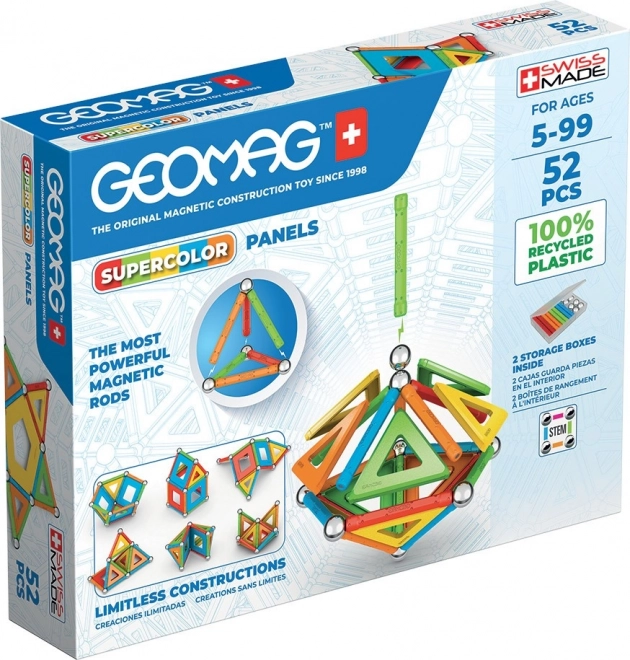 Geomag Supercolor Panely 52 Dielikov