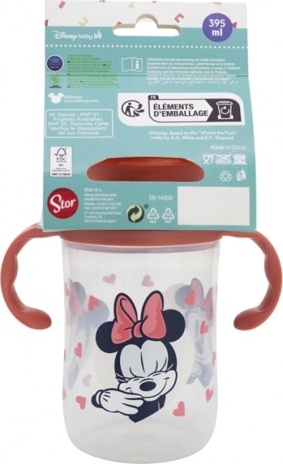 Detský tréningový hrnček Minnie 395 ml