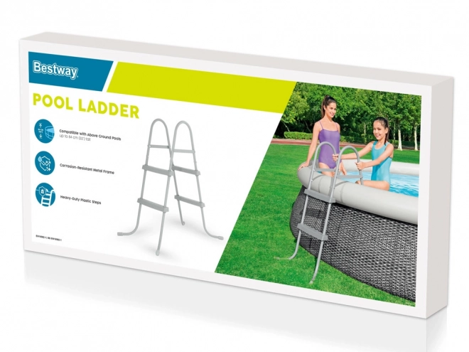 Bestway kovový rebrík do bazéna 84 cm